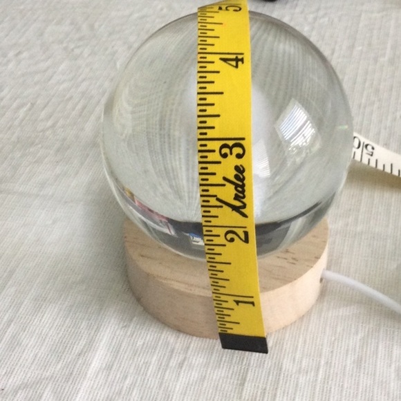 Home 3D Crystal Ball Night Light with LED light base. luminous Crystal Ball - Picture 10 of 11